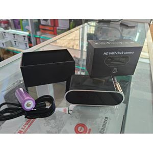 Built-In Mic & Speaker 1080P Full HD Resolution Audio Video Recorder Alarm Table Clock Indoor Home Security Surveillance Baby Nanny WIFI Enabled Hidden Spy Camera