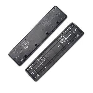 1 Pair of Rectangular Heavy Duty Carbon Fber New Generation Number Plates Holders Set 