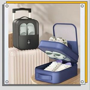 Waterproof Travel Shoe Bag Holds 3 Pair of Shoes, Shoe Storage Pouch for Travel and Daily Use, Travel Suitcase Shoe Organizer, Waterproof