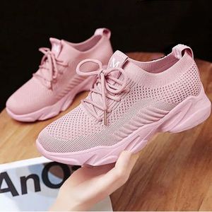 Fashion (black)New Women Casual Sneakers Platform Female Shoes Mesh  Breathable Sports Lightweight Comfortable Fashion Designer Ladies Footwear  ACU @ Best Price Online