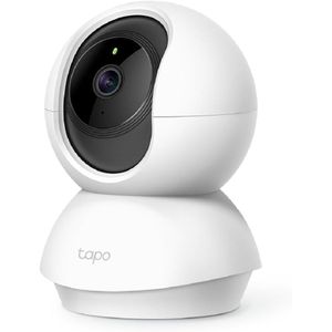 tapo TP-Link C200C 1080p Indoor Security Camera – 360° Pan/Tilt, Night Vision, Motion Detection Alerts, Two-Way Audio, Wi-Fi Smart Camera, microSD Storage up to 512GB, App Remote Monitoring