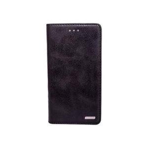 Richboss Premium Flip Wallet Leather Case for OPPO A3X Stylish Book Cover with Card Slots and Full Protective Design - Classic Black Leather