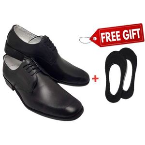 PHOELIX FASHIONS Elegant Ethiopian Leather Official Shoes + FREE PAIR OF INVISIBLE SOCKS.