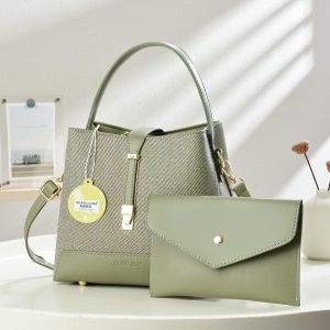 2 in 1 official classy stylish shoulder leather handbag 