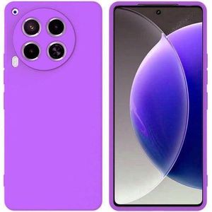 Soft Silicone Slim Fit Cover Anti-Scratch Shockproof Case for Tecno Camon 30s - Purple
