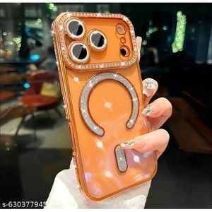 Apple Magsafe2 iPhone 17 Pro Max Case Clear Magnetic, Ultra Thin Plating edge Cover Phone Case for Women Men Girl, Cute Soft TPU Silicone & Hard PC