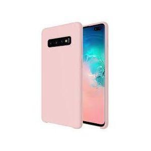 Quality Shockproof Original Silicone Cover Case, Durable, Slim & Stylish Protection for Samsung Galaxy S10  - Pink