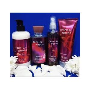 Dear Body Tropical Woods 4 in 1 body care set Shower gel, body lotion, body cream & Body splash