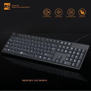 R8 Wired 104 Keys Backlight Gaming Computer Keyboard