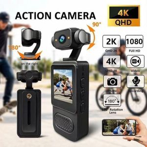 High quality Action camera with a unique 180-degree rotating lens -portable, handheld, or wearable recording device suitable for sports and vlogging