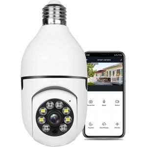  Wi-Fi Bulb Camera CCTV Camera 1080p Wireless PTZ Bulb V380 Pro