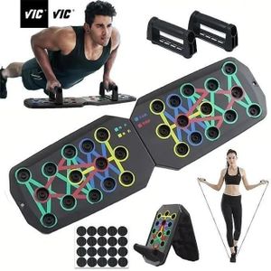 Portable Multifunctional PuSh-up Board Set With Handles Foldable Fitness Equipment