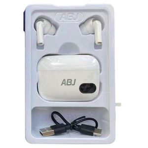 Wireless Bluetooth Audio Earbuds Airpods Pro ABJ with bass White
