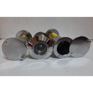 Door Viewer.One Way Gate Peep/peek hole.Big size-silver 24mm