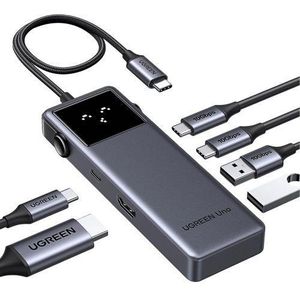 Ugreen  CM888 35998 Uno 6-in-1 USB-C Hub USB-C To 2*USB 3.2 A/2*USB-C 3.2 Gen 2 (data only)/HDMI/ 100W PD Converter