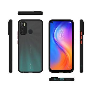 Tecno  Pova 3 Case Cover with Smoke Back & TPU Bumper