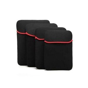 Neoprene Laptop Sleeve Case 13" Black - Shock Resistant, Washable