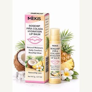 Mekis Rosehip Hydration Lip Balm - Intense Hydration,Softens & Restores,Safe for Daily Use