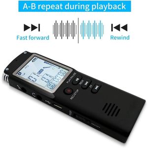 High-Quality 8GB Digital Voice Recorder With Voice Activated Recording