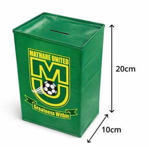 Slum Boys Piggy Bank Kenya Mathare United Handmade Coin Savings Box for Money Discipline
