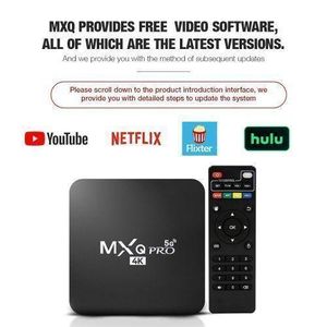 MXQ Pro Android 13 TV Box 8GB RAM 8GB ROM 4K Ultra HD 2.4G/5G Dual WiFi Smart Media Player Set Top Box