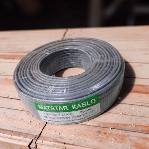 Mat Star Corrosion Resistant Durable 2.5mm 90 Meter Twin With Earth Solid Core Domestic Electrical Wiring Cable