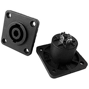 Bn Speakon amplifier female connector, Audio Speaker Plug Twist Lock 4 Pole Speakon Female Socket Connecter (SPEAKON FEMALE-2 PCS)