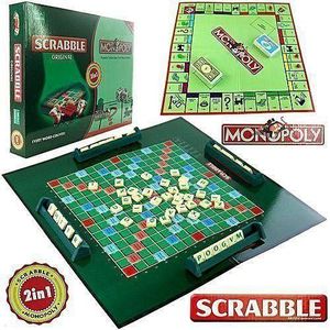 SCRABBLE & MONOPOLY 2 IN 1