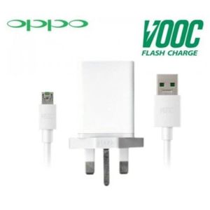 Oppo Original Chargers - VOOC Fast Charging For Android, with 1 Meter Micro USB Charging Data Cable & Sync USB Cable