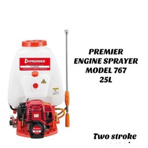 Premier  25L, Germany technology 2- stroke Engine Sprayers-high Pressure power Knapsack Sprayer/ Backpack Sprayer with adjustable nozzles- Ideal for Garden Plants, Lawns, Pesticides, Fungicides, Sanitizing, disinfectant, Watering and Home Care