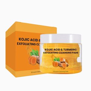 Kojic Acid & Turmeric Exfoliating Cleansing Pads
