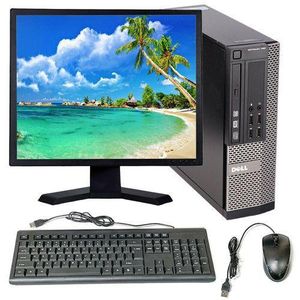 DELL Refurbished desktop OptiPlex CORE I5 CPU 4GB RAM 500GB HDD Storage, Intel Core i5, 3.4GHz Speed, SFF Desktop Computer CPU, Windows 11 Pro, Ms Office