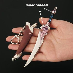 1pc Exquisite White Tiger Dagger Pendant 6.3inch Long Game Replica with Cool Metal Design - Unique