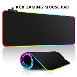 Backlit Mouse Pad Keyboard Mat RGB Gaming Mouse Pad Waterproof Keyboard Mat