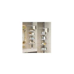 4 Tier Adjustable Telescopic Multi-Corner Shelf Organiser