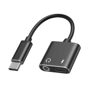 USB C to 3.5mm Headphone Jack Adapter,PD/QC Fast Charge, Type-C Audio Earphones Aux Splitter
