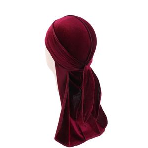 Buy Velvet Durag / Du-rag / Do-rag / Bandana Unisex Dark Red