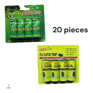 Green Live Sticky Glue Pest Insects Ribbon Fly Catcher Traps Flies Mosquitoes Trap