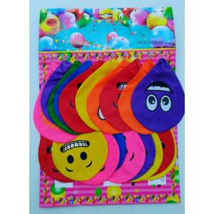 Extra Large Emoji And Love Heart Shaped Balloon