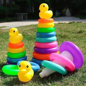 Kids Ring Tower Stacking Toy – Educational Color Sorting & Hand-Eye Coordination Game