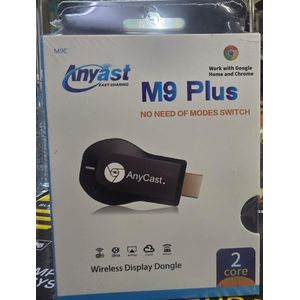 AnyCast M9 Plus Wireless Display Dongle with Built-in AirPlay and Miracast Support for Multi-Device Compatibility