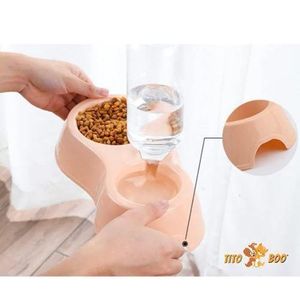 Baby Safe Feeder 2-in-1 Automatic Gravity Double Pet Bowl with 500ml Water Dispenser