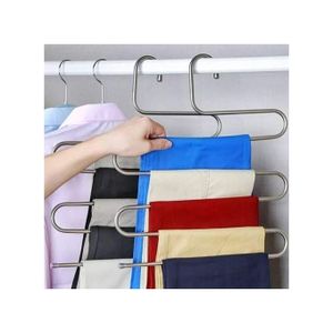 Stainless Steel S-Shaped Trouser Hangers