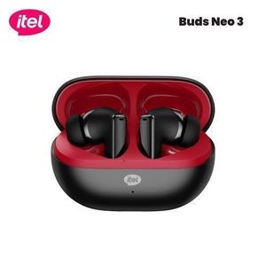 Itel BudsNeo 3 ANC Wireless Bluetooth Earphone, Ultra Light in Ear, 100 Hours Long Battery Life, IPX5 Water Resistance, AI Noise Cancellation, Super Fast Charge, Portable & Magnet Case Design -dazzle black