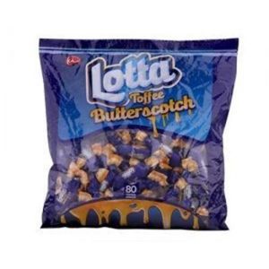 Lotto  Bonanza Scotch Toffee 80 Pieces – Chewy Caramel Toffee Candy