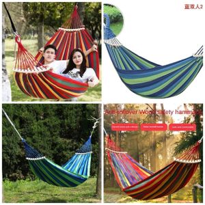  Stripped Outdoor Hammock – Heavy Load Bearing (2-Person)