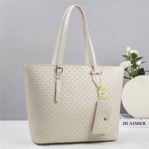 Fashion Collection Classic Monogram Tote Handbag with Matching Mini Pouch