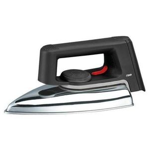 Mika IRON BOX/Dry Iron, Ceramic Soleplate, Black & Grey