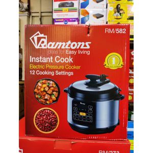 RM/582 Instant Cook Electric Pressure Cooker – 6 Litres – 1000W