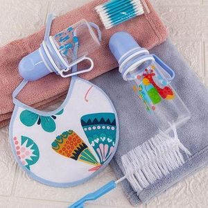 Newborn Milk Bottle 7 Pcs Baby Feeding Set DIY Baby Gift Set